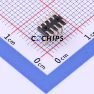 KH-1.27PH180-2X5P-L7.2-SMT Pin Header SMD,P=1.27mm Connector 2x5P 1.27mm Double Row 10P - Product Image 2