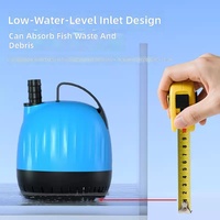 Pompe submersible Songyi pour aquarium, filtre de circulation ultra-silencieux 90W en ABS, petit changeur d'eau à aspiration par le bas pour aquarium