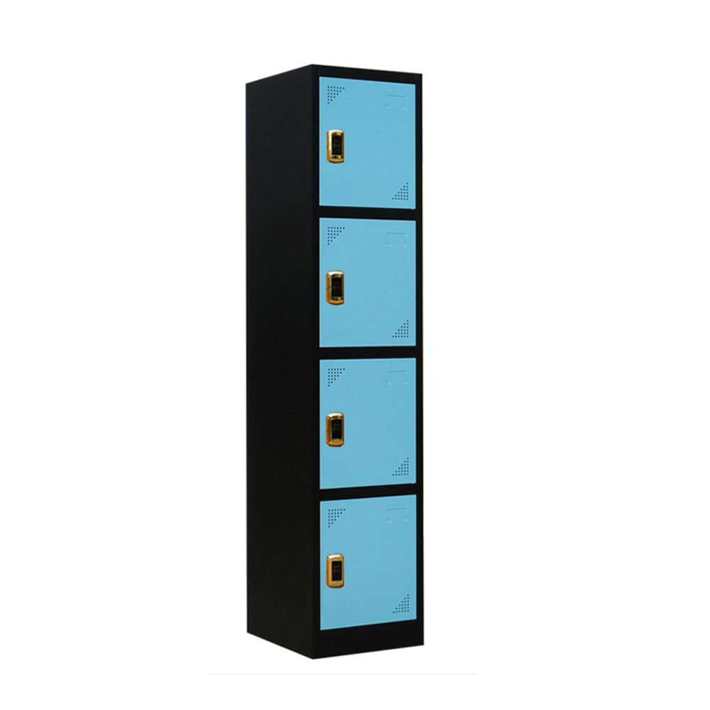 Haute Qualité 4 Portes En Acier Coloré Casier de Garde-Robe