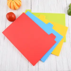 Placa de cozinha multifuncional, conjunto de 4 peças de placa colorida com suporte