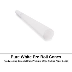 Zapwrap Rolling <b>Cones</b> 200 Pack King Size Natural Paper Slow Burning <b>Pre</b> <b>Rolled</b> <b>Cones</b> with Loader - Product Image 4