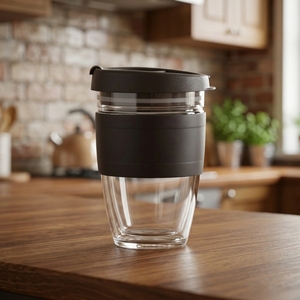 Mug de voyage <span class=keywords><strong>à</strong></span> double paroi <span class=keywords><strong>Bodum</strong></span> Joy Cup 8/12 oz, écologique, eau bouillante directement du robinet, plastique, passe au lave-vaisselle, pour adultes - Product Image 1