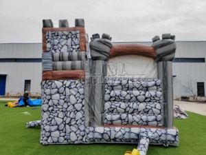 <span class=keywords><strong>Castillo</strong></span> Inflable Medieval Comercial con Tobogán, Certificado CE, de PVC, para Alquiler - Product Image 2