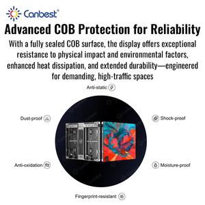 Display LED per Esterni Canbest 2k 4k P1.5 P1.9, Schermo Pubblicitario LED Impermeabile COB 7680hz, Billboard Digitale ad Alta Luminosità 16bit - Product Image 6