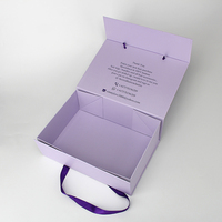 Boîte personnalisée en carton à paillettes, coffret cadeau avec Logo pour extensions de cheveux, 50 pièces