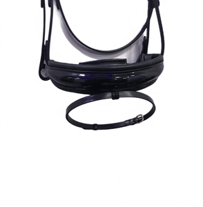 Brida Anatómica de Cuero y Cristal Hecha a Mano, Elegante, Suave y Ajustable, para Exhibición, Entrenamiento y Actuación Ecuestre - Product Image 4