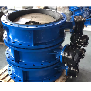 Válvula de Acero al Carbono con Brida Doble Excéntrica PN6/10/16/25 DN50-DN1000 con Actuador D341X PN16 - Product Image 1