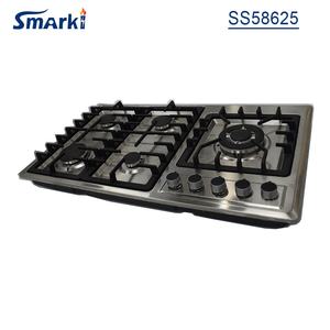 <span class=keywords><strong>Piano</strong></span> <span class=keywords><strong>cottura</strong></span> a gas a 5 fuochi in acciaio inox, grill a gas da incasso SS58602 - Product Image 5