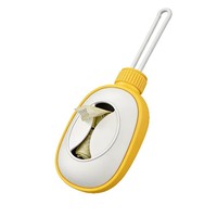 Botella de Agua Ovalada de Silicona a Prueba de Fugas para Perros, Ecológica, Duradera, Multifuncional, Portátil, para Viajes