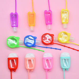 Silikon el dezenfektanı şişesi kap el dezenfektanı depolama seyahat banyo ürünleri - Product Image 1