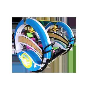 Columpio Giratorio 360° para Exteriores, Coche Giratorio Divertido para Parque de Atracciones - Product Image 4