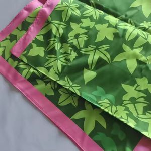 Sciarpa in Poliestere Effetto <span class=keywords><strong>Seta</strong></span> Stampata su Due Lati 20x155cm, Motivo Edera Perla <span class=keywords><strong>Rosa</strong></span> - Product Image 4