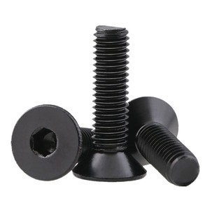 Tornillos autorroscantes de cabeza plana de acero al carbono y latón cincado blanco para aglomerado, rosca rápida, métricos y en pulgadas, clase 6, grado para muebles - Product Image 2