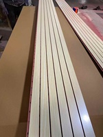 Panel Akustik MDF Berlubang Panel Insulasi Busa Akustik Panel Akustik Warna Pink Panel Dinding Geser Akustik