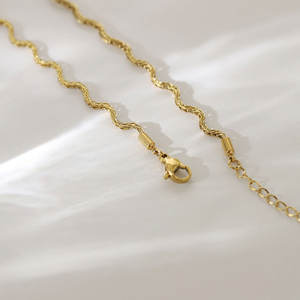 Collar personalizado de acero inoxidable 316L, chapado en oro PVD de 14K/18K, joyería fina, gargantilla de moda para mujer. - Product Image 5