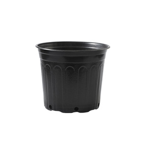 Macetas Redondas <span class=keywords><strong>de</strong></span> Plástico Suave <span class=keywords><strong>de</strong></span> Dos Colores, Color Grosella Negra, Disponibles en una Amplia Gama <span class=keywords><strong>de</strong></span> Modelos - Product Image 5