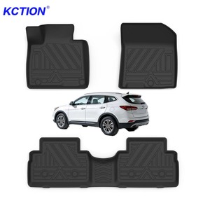 Alfombrillas de Coche KCTION 2025, Nuevo Modelo OEM ODM, Alfombrillas de Goma Inodoras, Impermeables, de Lujo para Hyundai Santa, Alfombrillas 3D para Todo Clima - Product Image 1