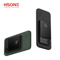Neue Tragbare Kabellose Powerbank 10000mAh Ultra-dünne Magnetische 5000mAh Li-Polymer-Batterie ABS 2-in-1 für Outdoor-Nutzung Q9 20W Schnell