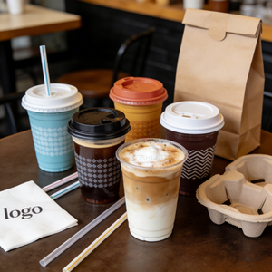 Gobelet en plastique PET transparent jetable pour café, latte, thé à bulles, avec couvercle, logo personnalisé, 12 oz, 14 oz, 16 oz, pour emporter - Product Image 3