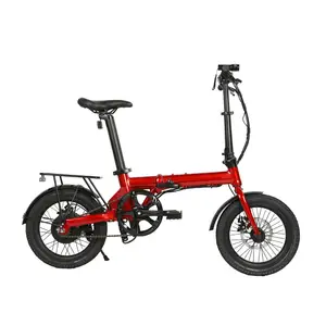 Vélo électrique pliable 16 pouces Super léger et Mini vélo électrique pliant 16 pouces vélo électrique de ville Ebike