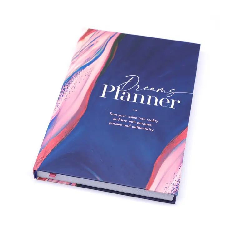 Buch 2024 2025 Amerika Luxus Hochzeitsplaner Organisator Spirale Draht Ring Planer Buch Notizbuch Planer individuell OEM ODM