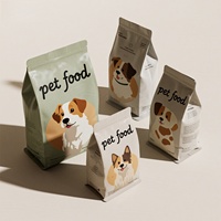 Sacs d'emballage imprimés personnalisés pour le stockage des aliments pour friandises pour animaux de compagnie 500g 1kg 2kg 5kg pochette en feuille d'aluminium sac d'emballage alimentaire pour animaux de compagnie chat et chien