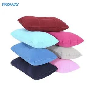 Bantal udara Pvc portabel ultra ringan, bantal berkemah, bantalan tidur, perjalanan, pantai, mobil, pesawat sandaran kepala