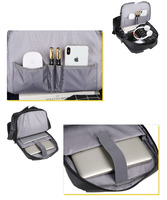 Sac pour ordinateur portable personnalisé de 15.6 pouces Sac pour ordinateur portable USB de grande capacité étanche pour hommes d'affaires Sacs à dos pour ordinateur portable de voyage pour femmes