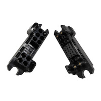 Connecteur Combo Électrique Automobile à Angle Droit 25 Broches en Cuivre, Prise Femelle Haute Intensité 25KW pour Signal et Alimentation