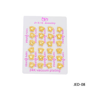 JXX JED-08-4 kelebek gözyaşı yıldız Mini saplama küpe takı seti - Product Image 3