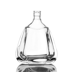 Ensemble de bouteilles à whisky en cristal sans plomb de luxe de 700 ml, impression personnalisée sur écran, forme ronde/hexagonale pour les boissons alcoolisées, bar à domicile - Product Image 3
