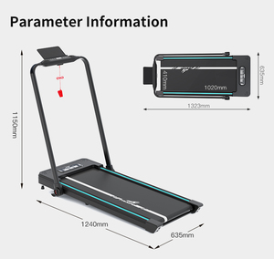 Foldable 1-12KM/H 120KG with APP with <b>Incline</b> With Certificates - Product Image 1