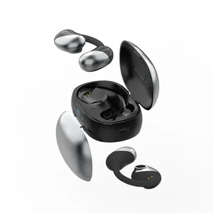 硅单耳OWS商务无线运动耳机防水蓝牙v5.3降噪开耳耳机批发
