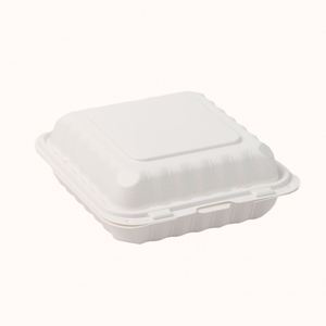 Boîte à hamburger et hot-dog à emporter de différentes tailles (6*6, 8*8, 9*9) avec couvercle, contenant alimentaire jetable - Product Image 3