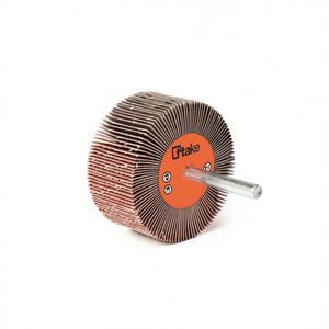 Roue à lamelles abrasives Ttake 40x10 mm, grain 60, tige de 6 mm pour le meulage - Product Image 2