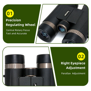 Binoculares Resistentes al Agua 10x42, Telescopio Plegable Compacto y Claro para Observación de la Naturaleza - Product Image 6