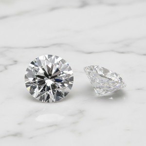 Petit diamant CVD créé en laboratoire de 1,3 mm, clarté Si, pierre précieuse blanche, certificat GRS, dureté 9,25, densité 3,218-3,22, 0,043 - Product Image 1