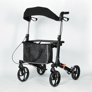 BQ1002B Rollator Walker de aluminio ajustable Rollator plegable <span class=keywords><strong>con</strong></span> <span class=keywords><strong>asiento</strong></span> cómodo <span class=keywords><strong>para</strong></span> personas mayores y <span class=keywords><strong>adultos</strong></span> - Product Image 5