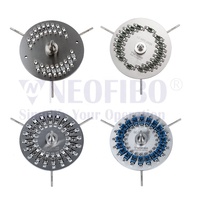 NEOFIBO Connecteur Polisseuse Jumper Patch Cord Ferrule MPO UPC 18 Core Fiber Optic Central Pressure Polishing Fixture