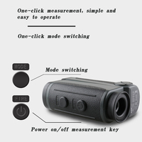 Télémètre laser de golf portable Jianno K2, grossissement 7x, objectif 28 mm, IP56, ABS+Caoutchouc, verrouillage en 0,5 s pour la chasse