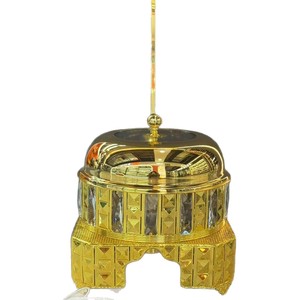 ถาดอุ่นอาหารสแตนเลสสีทอง 8 ลิตร ทรงกลม สำหรับบุฟเฟ่ต์ ใช้ในโรงแรมและร้านอาหาร - Product Image 5