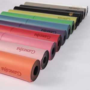 Extra grande antideslizante premium grabado láser impreso/Pantalla de seda de goma pu <span class=keywords><strong>yoga</strong></span> mat - Product Image 5