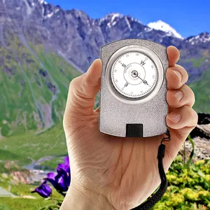 Outdoor Camping Professionele Azimuth Lens Vloeistof Gevuld Met Schaal Kompas Voor Reizen