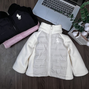 2025 automne et hiver nouvelle veste épaisse rembourrée en coton pour filles et garçons vêtements d'automne et d'hiver, veste chaude en peluche pour enfants - Product Image 1