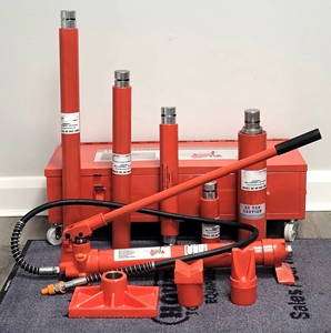 포르타 파워 잭 유압 자동차 바디 프레임 키트 4t 10t 20t 차량 충돌 수리 도구 차량 서비스 전문가 용 강철 - Product Image 4