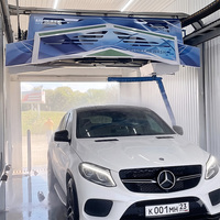 Robot de lavage de voitures entièrement automatique, prix d'usine, 360° °   Lave-auto haute pression sans contact