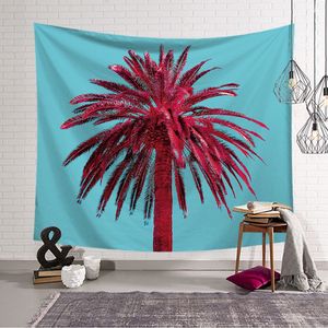 Tapices de mar para colgar en la pared, Playa Tropical, estilo del norte de Europa, árbol de coco, decoración de dormitorio, tapiz - Product Image 2