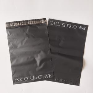 Low MOQ Matte Black Ploy Mailer Plastic Wrap Custom Size Color Parcel Personalized Printing Logo Shipping <b>Bags</b> for Clothes Shoes - Product Image 4
