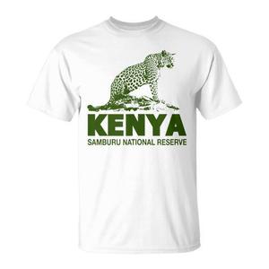 Kenya Samburu National Reserve Leopard T-<b>Shirt</b> <b>Safari</b> Wildlife Design - Product Image 1