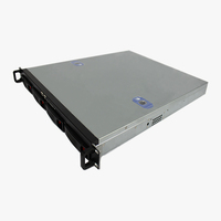 Chasis de Servidor de Montaje en Rack de 19 Pulgadas con 4 Bahías para Discos Duros Intercambiables en Caliente, con Conector SATA/SAS, Carcasa de Servidor 1U para Almacenamiento de Datos